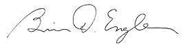 Brian Engler signature.